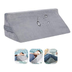 Orthopedic Wedge Pillow for Side Sleeping,WaterProof Bed Wedge for Back,Leg Pain Relief,Post-Surgery Recovery, Triangle Body Positioning Foam Wedge With 2 Removable Cover,Bedsore Prevention for Senior