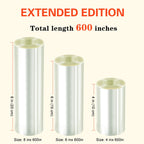 Cake Collars 8 x 600inch (5.9 mil thick) Transparent Acetate Sheets Rolls for Baking Surrounding Edge Decorating