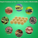 24PCS Snake Repellent for Yard Powerful, Natural Snake Away Repellent for Outdoors Indoor Garden Camping