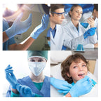 Jointown Basic Medical Synmax Vinyl Exam Gloves - Latex-Free & Powder-Free - Large, BMPF-3003(Case of 1,000)