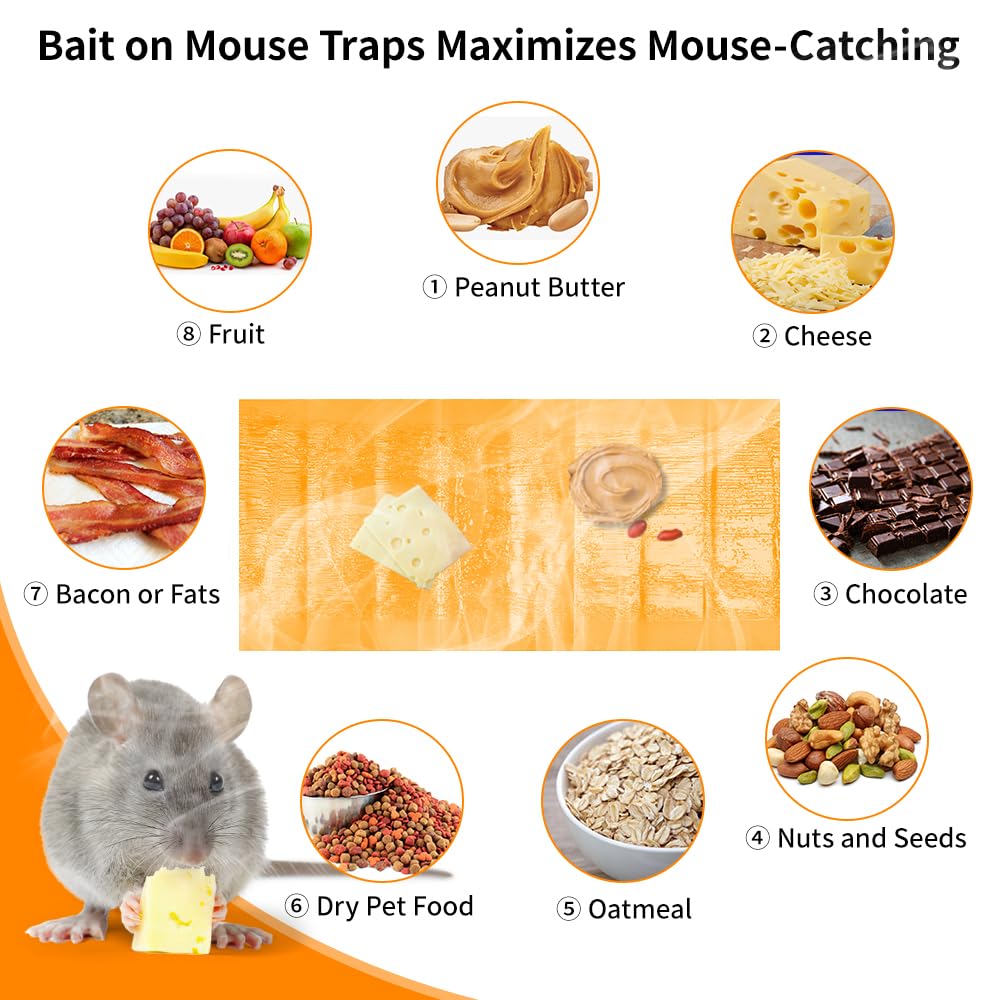 6 Pack 47 * 11 in Large Rat Traps, Heavy Duty Sticky Mouse Traps for House Indoor, Extra Strength Snake Traps for Mice Rat Snake Roach Lizard Spider Scorpion and Other Pests