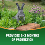 PRBSOQ Deer Repellent for Plants, Rabbit Repellent Outdoor, Deer Away Repellent for Garden, Trees and Lawn, Rabbit Repellent for Plants, Safe for People, Pets and Plants, Lasts Up to 60 Days, 8 Packs
