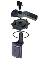 ATIE 2-Port/3-Port Pool Valve Rebuild Complete Kit Compatible with Jandy 2-way/3-way 4715, 4716, 4717 Valve and Gray Valves with Diverter Valve 4720, Cover 4606, Handle 7433 (2 Pack)