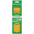 Wood-Cased Pencils, Unsharpened, 2 HB Soft, Yellow, 24 Count