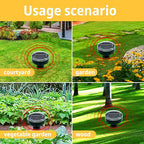 6pk Mole Upgrade Solar Repellent Outdoor for Lawns Gopher Repellent Ultrasonic Powered Mole Repellent Deterrent Snake Repeller Mole Repellent Lawns Yard Garden