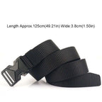 Quick Release Waistband Breathable Durable Outdoor Sport Belt Multi Function Nylon Belt(Grey)