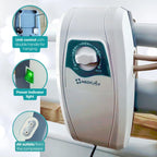 Safe Medic Alternating Air Pressure Mattress Pad, Bed Sore Prevention, with Quiet Pump Waterproof, Bedsore Mattress Relief, Hospital Mattress Top, Bubble Bed, colchón antiescaras para ancianos