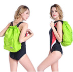Dry Wet Separated Swimming Bag Portable Drawstring Backpack Waterproof Gym Sports Pool Beach Gear Bag