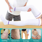 T.E.D. Anti Embolism Stockings for Women Men Thigh High, 15-20 mmHg Compression TED Hose with Inspect Toe Hole