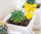 48 Pack Yellow Sticky Traps Gnat Trap, Sticky Trap Gnat Killer Indoor, Fruit Fly Traps Fungus Gnat Trap Insects Flies House Plant Trap Bug Sticky Traps for House Indoor