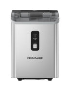 Frigidaire Countertop Crunchy Chewable Nugget Ice Maker, Compact, 33lbs per Day, Metallic Finish