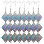 Holographic Reflective Bird Scare Discs for Woodpeckers and Pigeons, Bird Reflectors Scarer, Keep Birds Away, 24 Diamond-Shape Disks