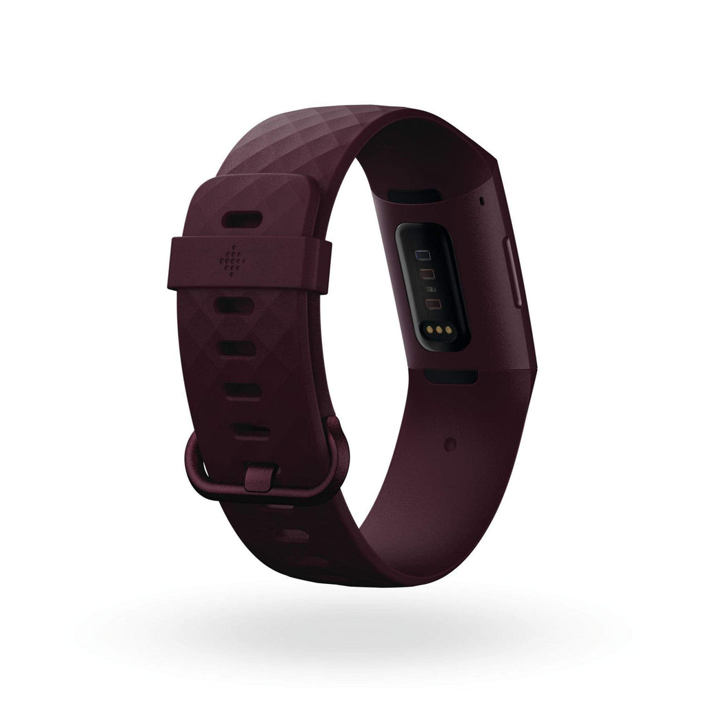 Fitbit Charge 4 Fitness and Activity Tracker with Built-in GPS, Heart Rate, Sleep & Swim Tracking, Rosewood/Rosewood, One Size (S &L Bands Included)