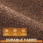 Mibao Dirt Trapper Door Mat for Indoor&Outdoor, 36" x 60", Brown Black,Washable Barrier Mat, Heavy Duty Non-Slip Entrance Rug Shoes Scraper, Super Absorbent Front Door Carpet