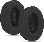 Upgraded Replacement Earpads Cushions for HyperX Cloud/Alpha, Audio Technica M50X/M40X, Turtle Beach Stealth 400/600 & More - Ear Pads with Breathable Mesh Fabric/Added Thickness/Memory Foam