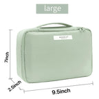 Travel Makeup Bag Cosmetic Bag Makeup Bag Toiletry bag for women and men (Green)