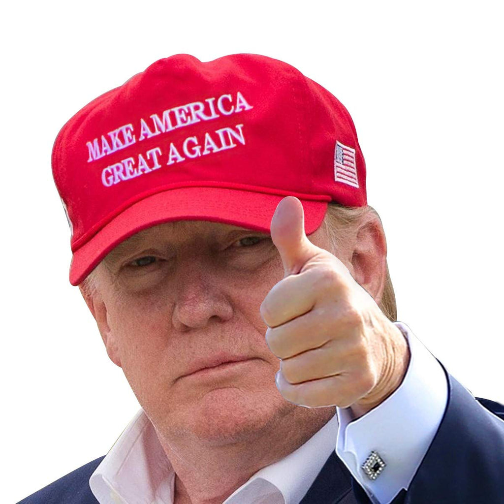 Aahs Donald Trump Decals Car Stickers Funny Window Peel Off Political (Trump Red Hat)