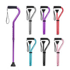 BeneCane Walking Cane for Men & Women Adjustable Cane with Offset Soft Cushioned Handle -Portable Lightweight Sturdy Mobility Walker Aid for Elderly, Seniors Collapsible Cane