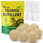 TSCTBA Squirrel Repellent Outdoor, Chipmunk Repellent Outdoor, Squirrel Deterrent, Chipmunk Deterrent, Squirrels Repellant for Bird Feeders/Attic, Keep Squirrel Away for Garden/Plant-8P