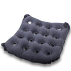 POPIPEN Inflatable Seat Cushion, Portable Air Seat Chair Cushions for Pressure Relief Breathable Waffle Square Seat Pad for Home Car Wheelchairs Office Chairs and Airplanes (1 Pack)