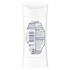 Dove Advanced Care Antiperspirant Deodorant Stick Clear Finish 4 Count deodorant that doesn’t stain clothes 72-hour odor control and all-day sweat protection with Pro-Ceramide Technology 2.6 oz