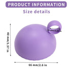 Silicone Makeup Brush Cleaner Bowl – Portable Cosmetic Brush Scrubber Mat & Washing Tool – Textured Cleaning Cup for Face & Eye Brushes – Manual Beauty Sponge Washer for Travel & Home(Purple)