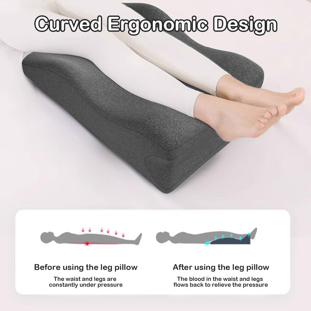 Maigandamai Back Pillow Wedge for Bed, Bed Pillow Rest for Bed Sitting up, Adult Memory Foam Pillow for Back Support, Acid Reflux, Snoring, for Sleeping,Elevating Back, Legs, and Knees Support