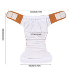 ZJchao Adult Cloth Diaper, Waterproof Adult Diaper Cover Washable Reusable Elderly Cloth Diapers Adult Pocket Nappy Cover Incontinence Nappies Underwear for Incontinence Men or Women