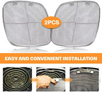 Stainless Steel Splatter Shield 2 Pack Air Fryer Foodi Accessories Replacement Parts for Ninja Foodi AG300, AG300C,AG301C, AG302
