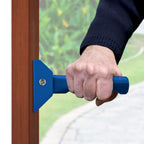 iGuerburn Doorway Flip Assist Handle, Door Assistant Support Grip Handle, Doorway Stair Assist Grab Bar for Elderly or People Who with Balance Issues - Supports Up to 300 Pounds (Blue)