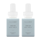 Pura & Illume Home Scent Refill - Smart Home Air Diffuser Fragrance - Up to 120-Hours of Luxury Fragrance per Refill - Household Essential - Clean & Safe Diffuser Fragrance - 2 Pack, Fresh Sea Salt