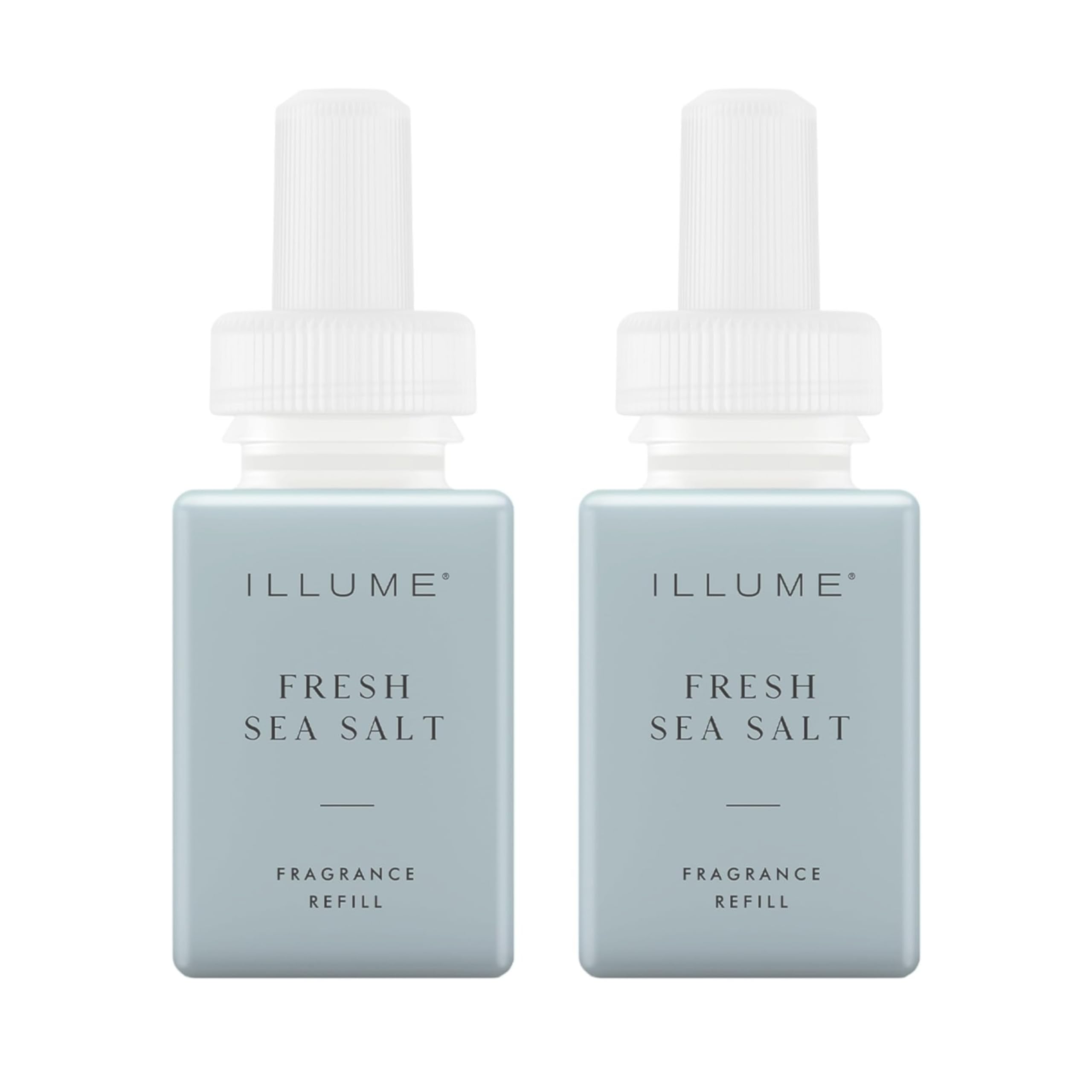 Pura & Illume Home Scent Refill - Smart Home Air Diffuser Fragrance - Up to 120-Hours of Luxury Fragrance per Refill - Household Essential - Clean & Safe Diffuser Fragrance - 2 Pack, Fresh Sea Salt