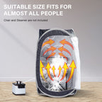 Portable Sauna Tent, Foldable One Person Full Body Spa for Detox Therapy Without Steamer - BlackG