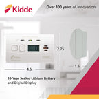 Kidde 2-Pack Plug-in and 10-Year Battery Carbon Monoxide Detectors with Digital Display