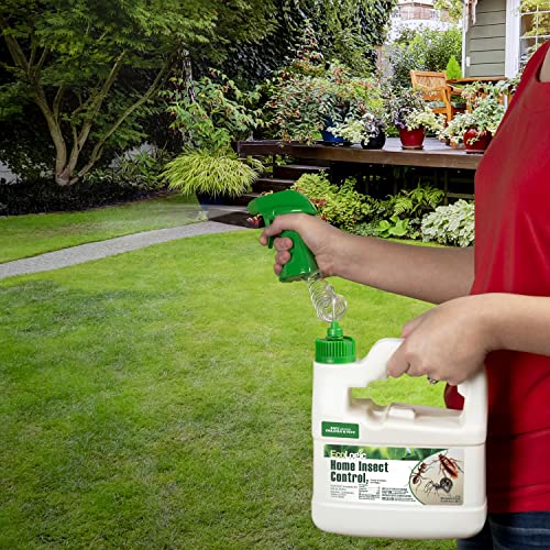 Ecologic Home Insect Control, Kills Cockroaches, Ants, Spiders and More, Indoor & Outdoor Use, Safe Around Children and Pets, (RTU Spray) 64 Fl Oz (Pack of 1)
