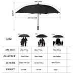 ACEIken Golf Umbrella Large 68 Inch Automatic Open Golf Umbrella Extra Large Oversize Double Canopy Vented Umbrella Windproof Waterproof for Men and Women