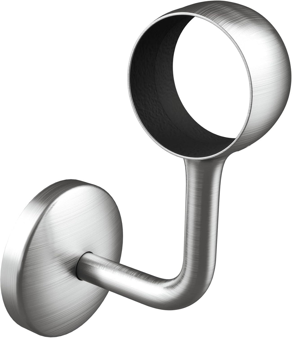 ROTHLEY Metal Stair Railing Handrail: 11.8FT Stainless Steel Hand Railings for Stairs Outdoor Indoor Wall Mount Stair Handrail Complete Kit 1.6" Round Hand Rail for Elderly & Kids (Brushed Finish)