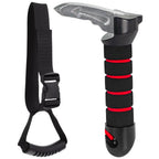 EVEME Car Door Handle for Elderly with Car Handle Assist,Support Handle Multifunction Handle Automotive Door Latch Handle Cane for Seniors and Handicapped (Red)