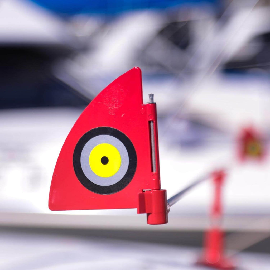Bird B Gone - Repeller 360 - Spinning Bird Deterrent With Scare Eye Flags - Deters Seagulls and Other Birds From Landing - Durable Windproof Design - For Boats, Docks, Lights - Easy Installation - 6ft