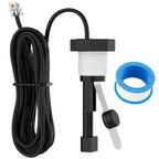 Malictele Flow Switch, GLX-FLO-RP for Hayward Goldline Aquarite Salt System Metal Pool Flow Sensor Suitable Hayward Salt Cell and Chlorine Generator with 15ft Cable