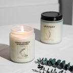 Candles | Candles for Home Scented | 4 Pack 7.1oz Natural Soy Wax Aromatherapy Candles | Over 240 Hours of Burn Time | Christmas Scented Candles Gifts Sets for Women |Lavender Candles