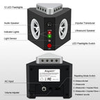 Angveirt Plug-in Mice Repellent Ultrasonic Pest Repeller Rodent Repellent Electronic Mouse Deterrent Rat Control with Ultrasounds 12 Strobe Lights for RV Garage Indoor Use Patent Pending