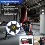 REPLACEMENTKITS.COM Impeller, O-Ring & Oil Seal Kit Compatible with Milwaukee M18 Transfer Pumps (Replaces 49-16-2771)