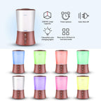 BlueHills Large 2000 ML XL Essential Oil Diffuser Aroma Humidifier 2 Liter Capacity for Big Living Room Home Baby Long Run XL Huge Coverage Area High Mist Timer Dark Wood Grain 2L S3