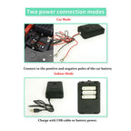 Under Hood Animal Repeller, Rodent Repellent Ultrasonic, Battery Operated, Rat Deterrent, Keep Mice Away from Car, with Ultrasounds and LED Strobe Lights, Vehicle Pest Control, Rodent Defense