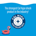 Poolife Turbo Shock to Eliminate Algae, Bacteria & Cloudy Water - Strongest 78% Calcium Hypochlorite Pool Shock - Fast-Dissolving, No Pre-Mixing - Safe Chlorine Shock for All Pool Surfaces - 25 lb