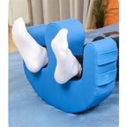 ASkinds Patient Turning Device Paralysis Bed Rest Nursing Help The Elderly Turn Over PU Leather Anti-Decubitus Multifunctional UU-Shaped Waterproof Transfer Pad, Blue