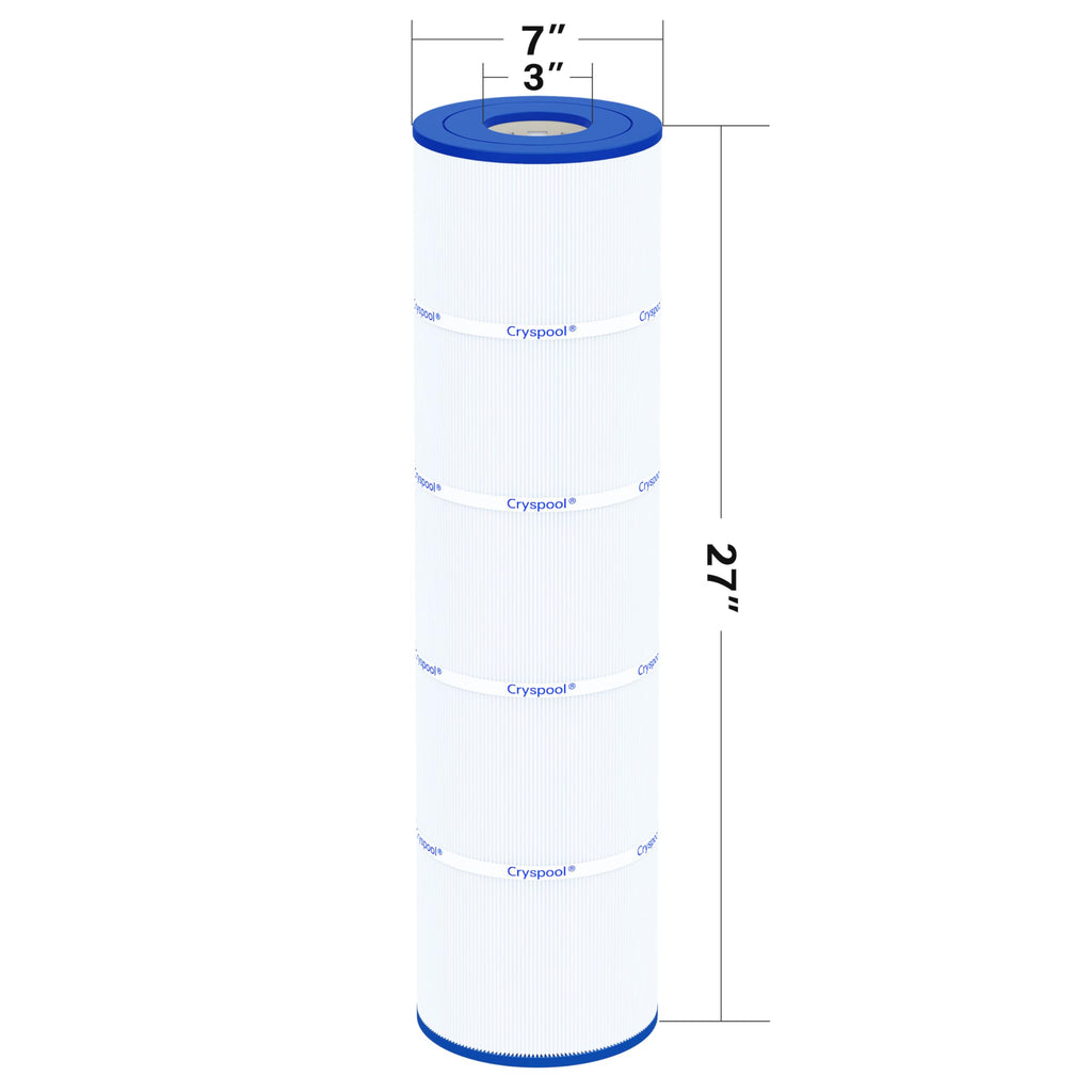 Cryspool® 07080 Filter Compatible with Jandy CL460, CV460, A0558000, R0554600, PJAN115, C-7468, FC-0810, 4X115 sq.ft Pool Filter Cartridges, 4 Pack