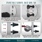 WingIts RC-RESGBW35-2 Grab Bar Anchor