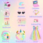 19Pcs 18 inch Girl Doll Accessories Case Luggage Travel Play Set with Doll Clothes Camera Travel Pillow Bag Dress Glasses Doll Stuff Fit 18 inch Doll Christmas Birthday Gift